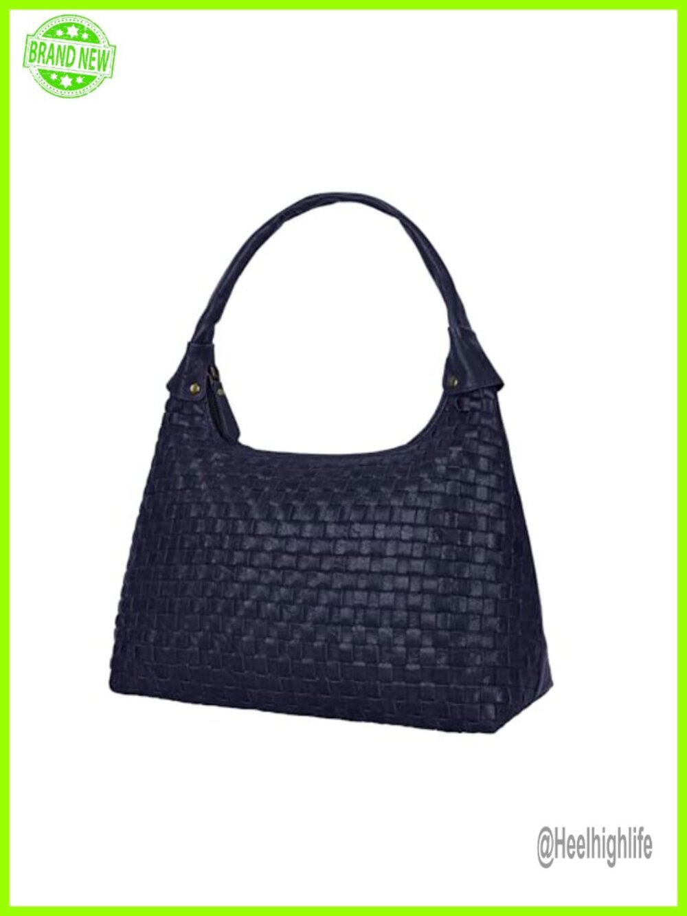 Braided Leather Tote Bag for Women Shoulder Hobo Handbag